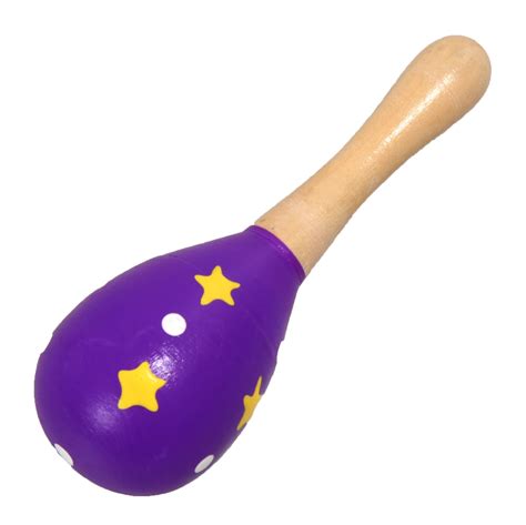 New A Wooden Maraca Musical Instrument Childrens Toy In Toy Musical