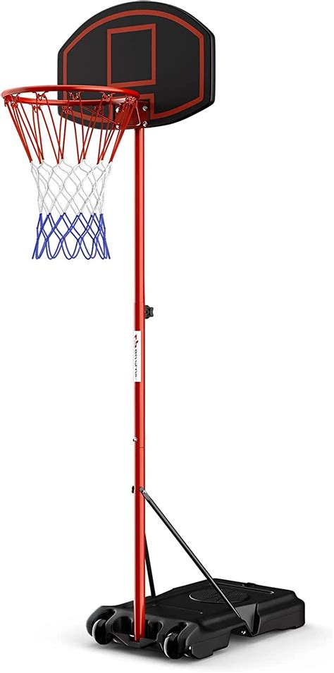 Buy Goplus Portable Basketball Hoop Height Adjustable Basketball Goal