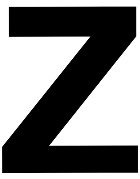 Letter Z Our Kid Things