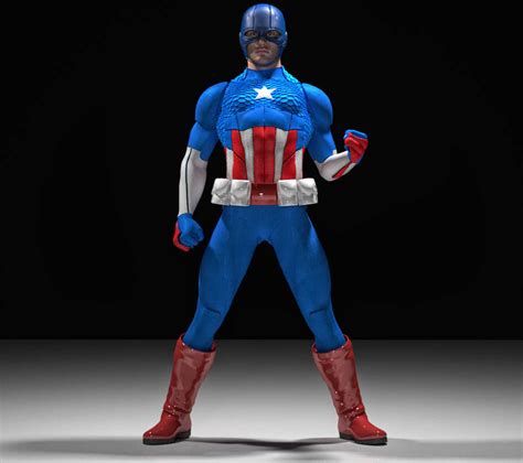 Cap America 2nd Skin Textures For M4 By Hiram67 On Deviantart