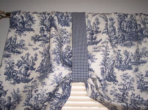 Waverly Blue Toile Curtains Blue On White Waverly Rustic Toile