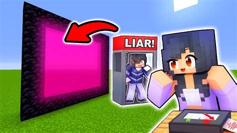 How To Make A Portal To The Aphmau Lie Detector With Friends Dimension