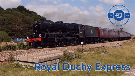 Royal Duchy Expresses Steam Train Through Dawlish Youtube