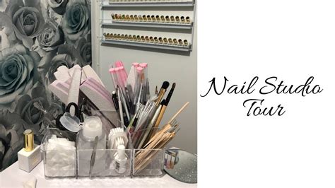 Nail Studio Tour Home Nail Salon Life Of A Nail Tech Youtube