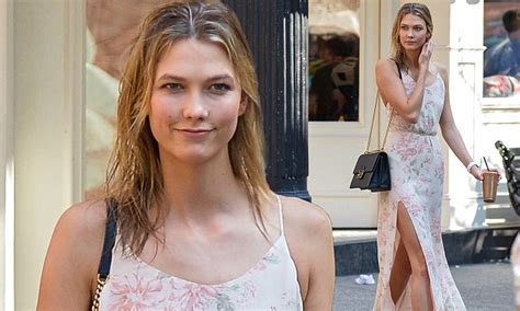 Karlie Kloss Heads Out With Wet Hair As She Displays Her Supermodel