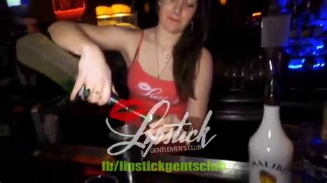 Girl Gets Crazy On Bar Dallas Strip Clubs Lipstick Gentlemens Club