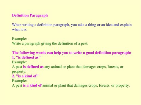 Ppt Types Of Paragraphs Powerpoint Presentation Free Download Id