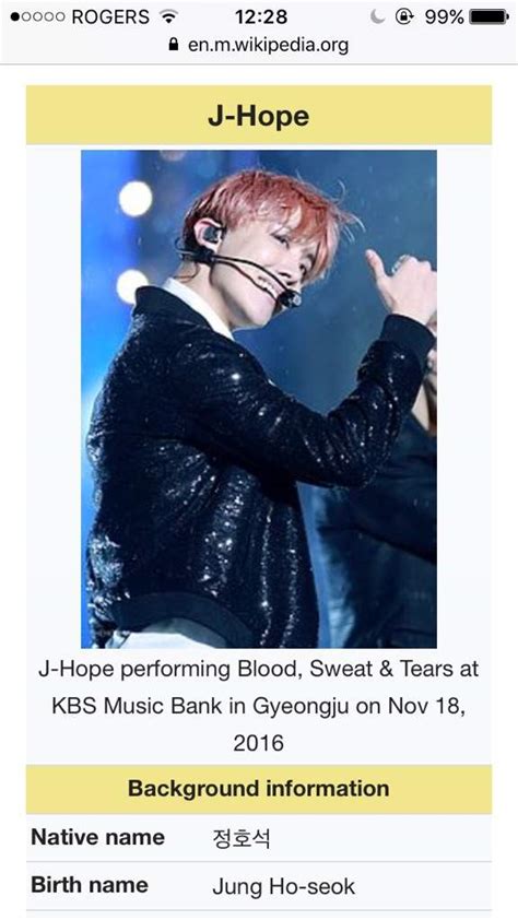 J Hopes Wiki Page Armys Amino