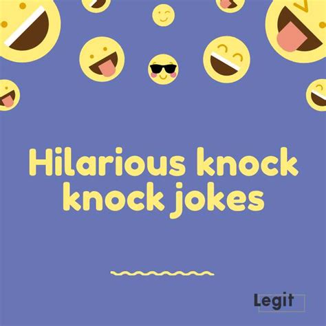 Hilarious Knock Knock Jokes For Adults