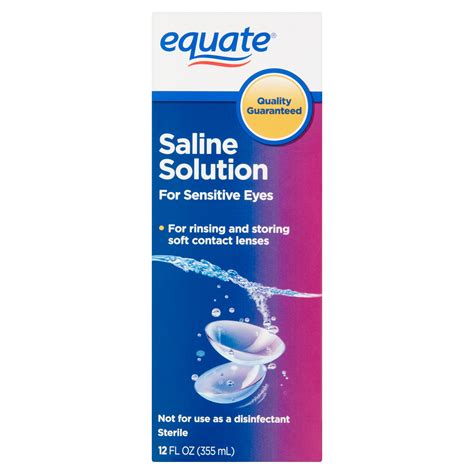Equate Sensitive Eyes Saline Solution 12 Fl Oz 2 Pack