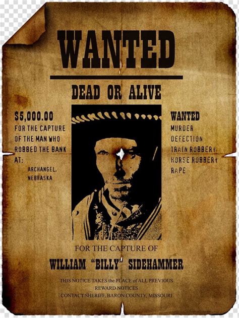 Wanted Poster Template Microsoft Word ~ Addictionary