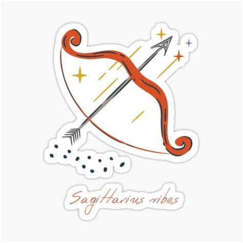 Sagittarius Vibes Sticker For Sale By Stefyscreations Redbubble