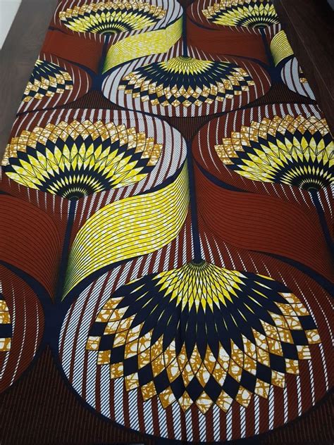 African Wax Print Cotton Ankara Fabric Superior Quality Bright Colors Per Yard Crafts Fabric
