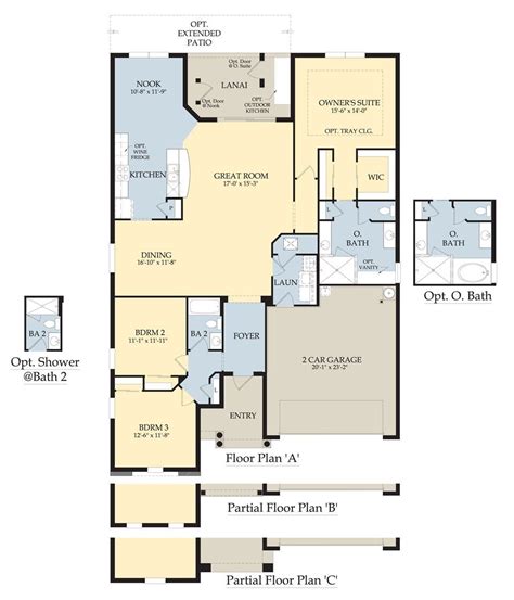 Designing your own home can be an exciting project, and you might be full of enthusiasm to get started. Spruce Floor Plan by Pulte Homes 2,000 sq.ft 3 bedroom, 2 ...