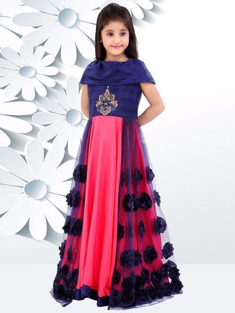 Admin → блог kalki / воля это свобода. Fantastic Blue Net Designer Readymade Princess Kids Gown ...