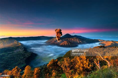 Sunrise In Mount Bromo High Res Stock Photo Getty Images