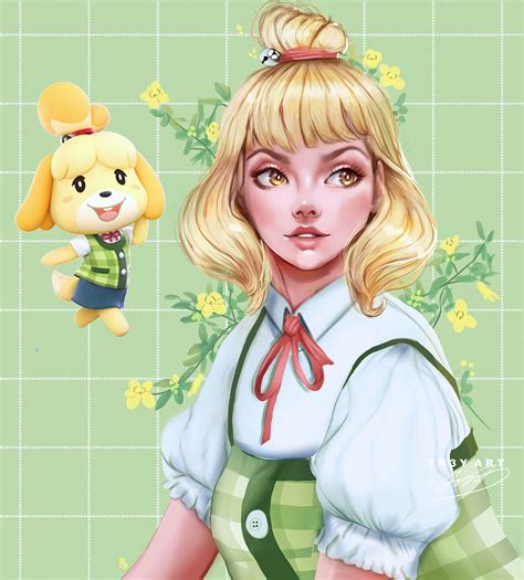 Isabelle Animal Crossing Poster Etsy