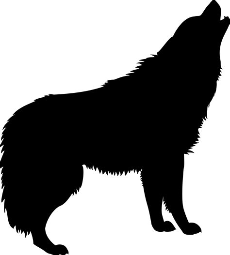 Howling Wolf Clipart Clipart Best