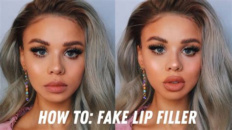 The Truth About My Lips HOW TO FAKE LIP FILLER YouTube