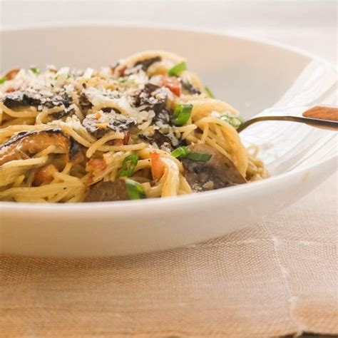 Angel Hair Pasta With Smoky Mushrooms And Tasso Pasta Dishes Stuffed