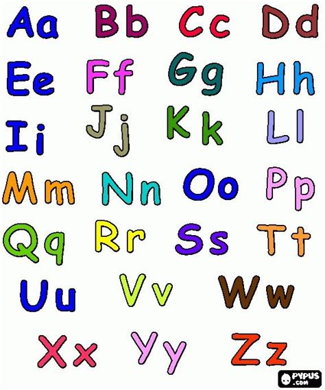 An Alphabet With Letters And Numbers Drawn In Colored Crayons On A
