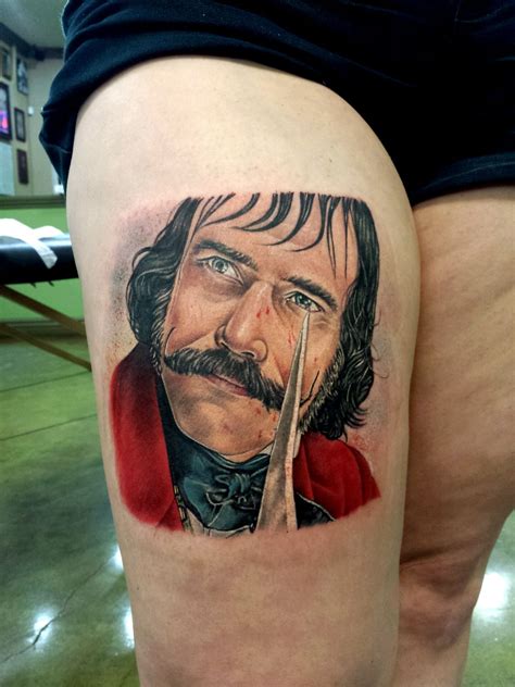 Learn how to design a tattoo by exploring things like what colours work best with different skin types or whatever your taste, our blogs can help you figure out what tattoo design will look great for you. Bill the butcher | Tattoos, Portrait tattoo, Portrait