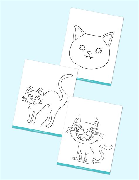 3 Free Printable Cat Pumpkin Stencils For Carving Freebie Finding Mom
