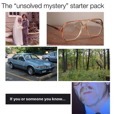 The Unsolved Mystery Starter Pack Rstarterpacks