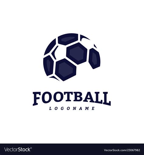 Soccer Football Badge Logo Design Templates Sport Vector Image