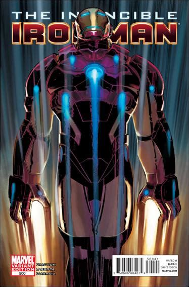 Invincible Iron Man 500 C Mar 2011 Comic Book By Marvel