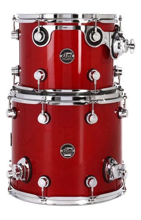 Dw Performance Series 2 Piece Tom Pack Candy Apple Red Sweetwater