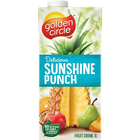 Golden Circle Drinks Sunshine Punch Fruit Drink 1l | Woolworths