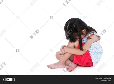 Sadness Asian Child Image And Photo Free Trial Bigstock