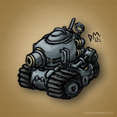 Daily Challenge Sketch 3 Metal Slug Tank By Dark Maggot On Deviantart
