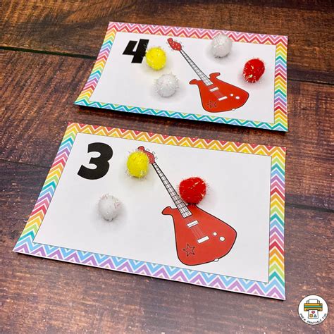Preschool Music Themed Math And Literacy Activties Pre K Printable Fun