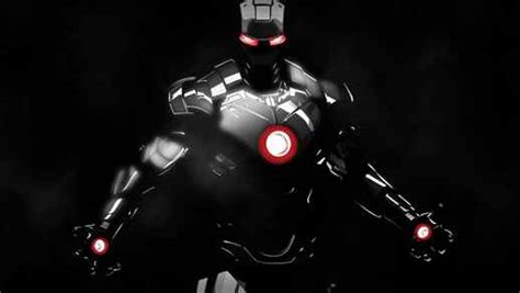 Iron Man Black Stealth Suit The Mark Xvi Marvel 4k Live Desktop