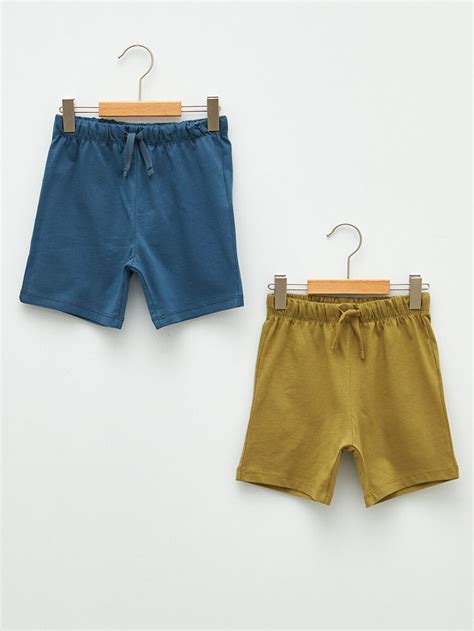 Elastic Waist Basic Baby Boy Shorts 2 Pieces S24443z1 H6q S24443z1