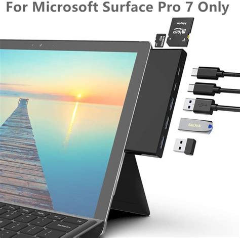 Surface Pro 7 Dock Station Rocketek Surface Pro Docking Sta Envío Gratis