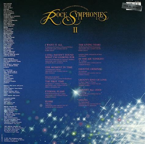 The London Symphony Orchestra Rock Symphonies Ii Bertelsmann Vinyl
