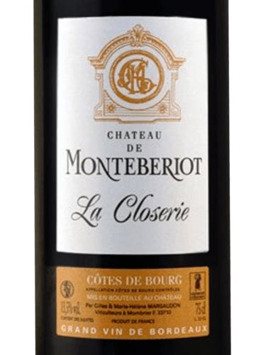 Ch Teau De Monteberiot La Closerie C Tes De Bourg Vivino Us