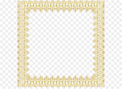 Transparent Background Gold Glitter Frame Clipart Maikensmat