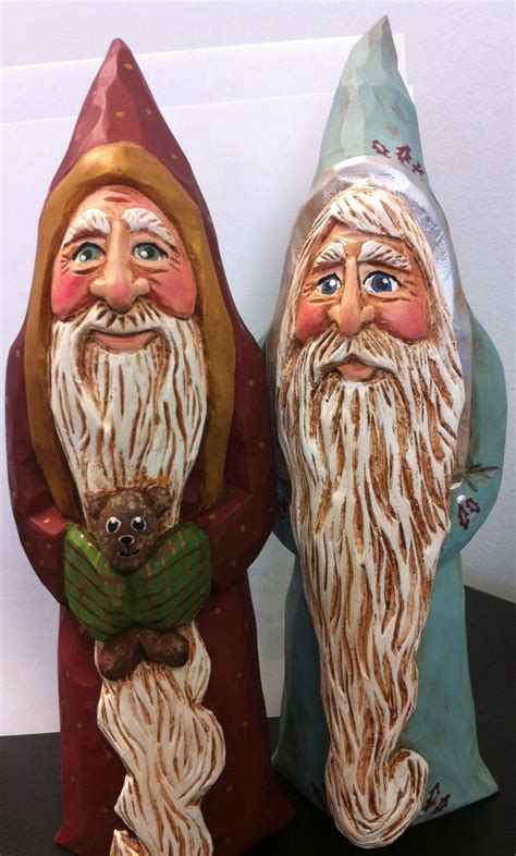 Carved Wooden Santas Of The World Town