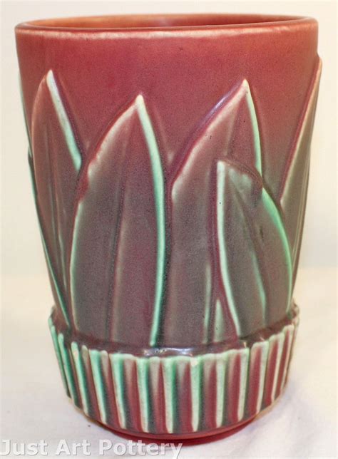 Weller Pottery Tutone Art Deco Vase From Just Art Pottery Weller