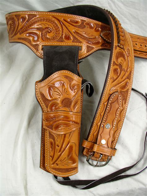 22 Ruger Colt Sandw Western Fast Draw Sixgun Pistol Leather