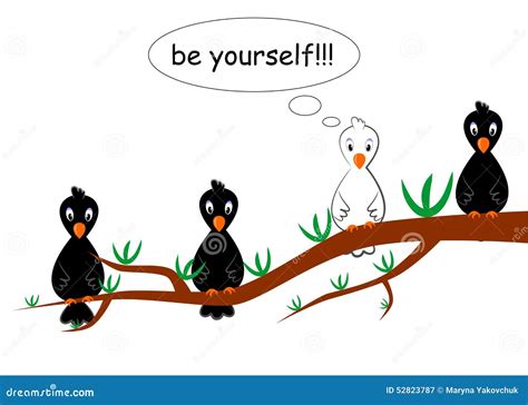Be Yourself Stock Vector Image 52823787