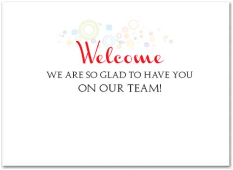 Your new coworkers are thrilled to meet you and welcome you to our team. Employee Appreciation Products - Business Greeting Cards