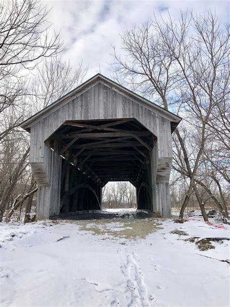 Gates Farm Covered Bridge In Cambridge Vermont Spanning Seymour