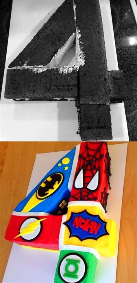 superhero cake   year   year  boy