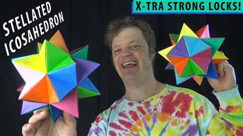 Origami Stellated Icosahedron 🌞 Triakis Jeremy Shafer Youtube