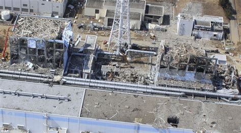 first clear pictures show the true devastation at the fukushima nuclear plant as japan flies